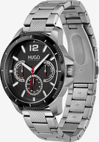 HUGO Red Analoog horloge in Zilver: voorkant