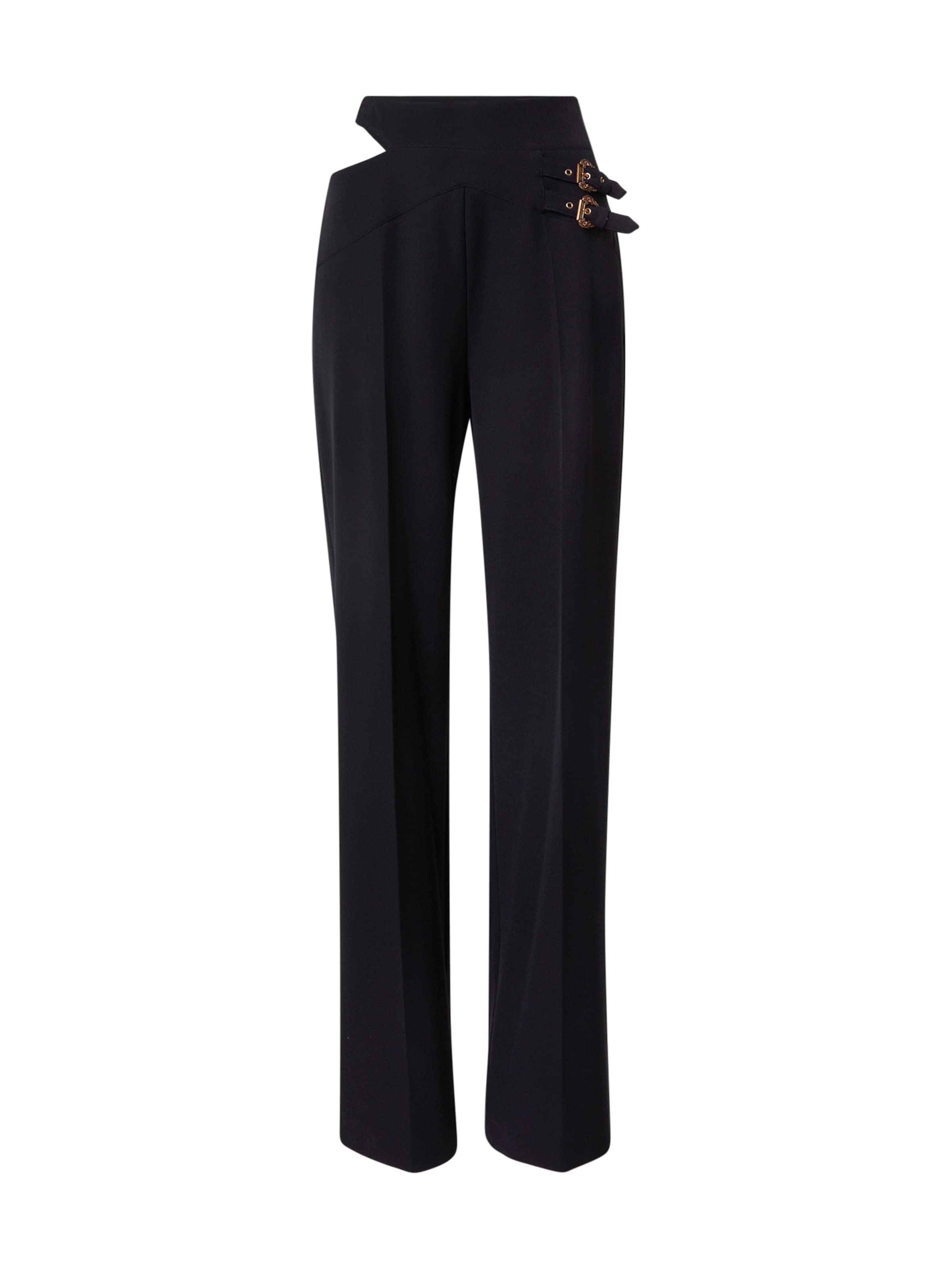 Regular Pantalon Versace Jeans Couture en noir : devant