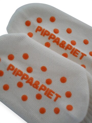 Pippa & Piet Socken 'Hey Cutie' in Orange