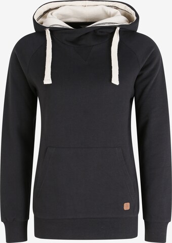 Oxmo Sweatshirt 'Julia' in Zwart: voorkant