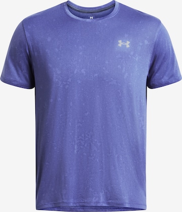 UNDER ARMOUR Performance Shirt 'Launch Splatter' in Purple: front