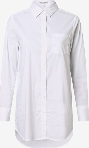 Marie Lund Blouse in Wit: voorkant