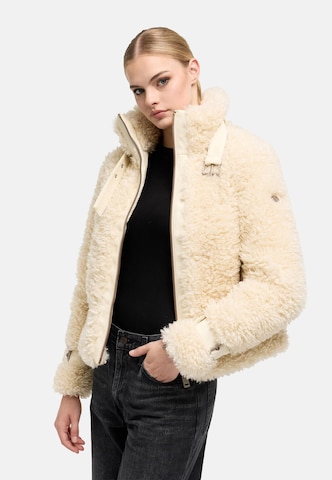 NAVAHOO Vinterjakke 'Wuschelwonne 14' i beige