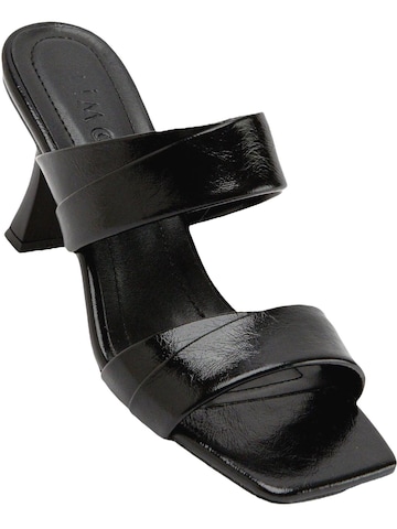 Zoccoletto 'Rina' di Limoya in nero: frontale