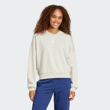 Sweat de sport ADIDAS SPORTSWEAR en marron : devant