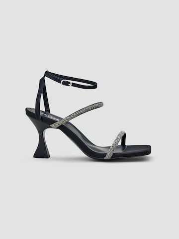 EDITED Sandal 'Viktoria' i svart: framsida