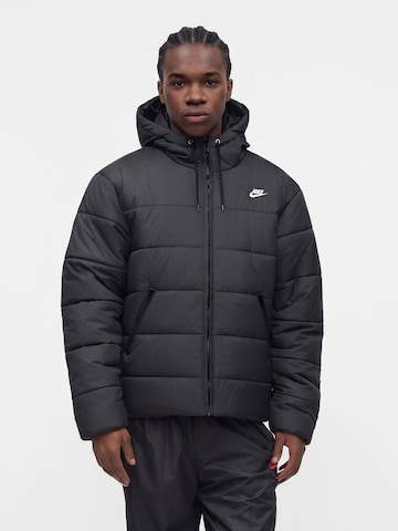juoda Nike Sportswear Demisezoninė striukė 'ACCESS': priekis