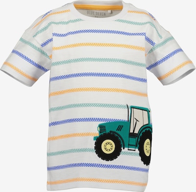 BLUE SEVEN Majica veličine 98 u mornarsko plava / žuta / zelena / bijela, Pregled proizvoda