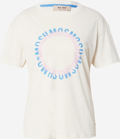 MOS MOSH T-shirt en beige / beige clair / bleu ciel, Vue avec produit