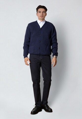 Clean Cut Copenhagen Gebreid vest 'Brooks' in Blauw
