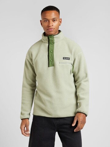 Pullover sportivo 'Helvetia II' di COLUMBIA in verde: frontale