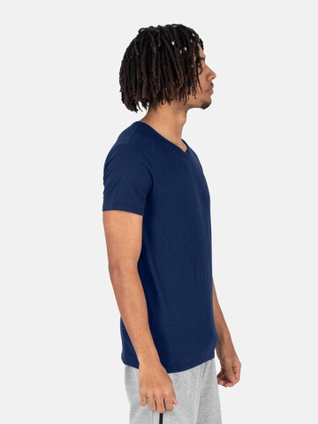 PANTONECLO Shirt 'Pantoneclo Men’s V-Neck Short Sleeve T-Shirt'‌‌ in Blau