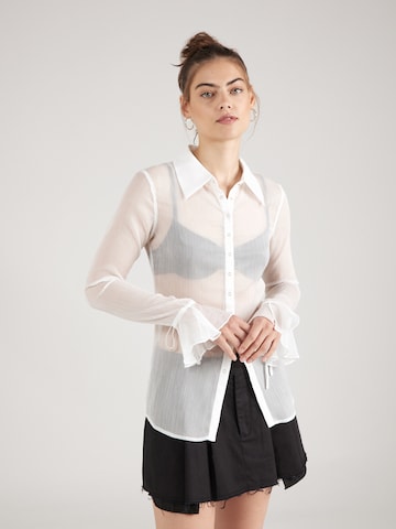 Camicia da donna 'Malea' di millane in bianco: frontale