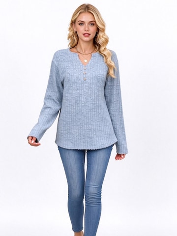 Yesfashion Sweater in Blue