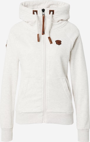 naketano Sweatjacke in Beige: predná strana