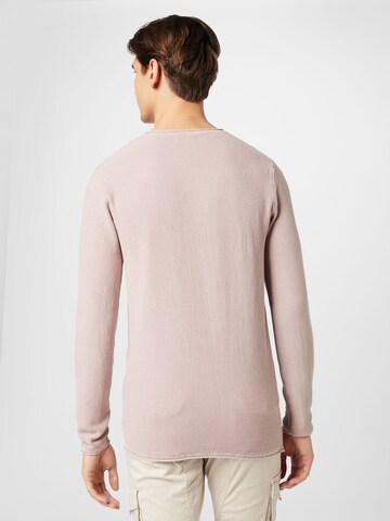 Pull-over 'Sylvest' JACK & JONES en rose