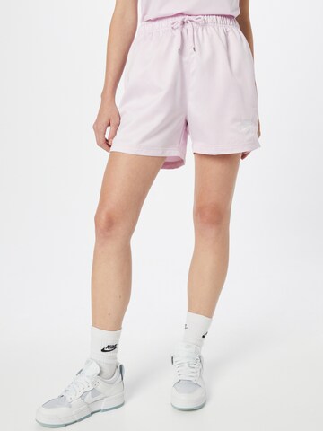 Nike Sportswear Loose fit Pants in Pink: front