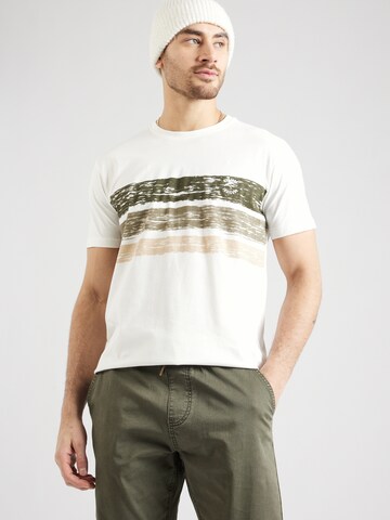 T-Shirt 'Carson' INDICODE JEANS en beige : devant