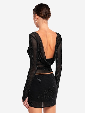 OW Collection Bluse i sort