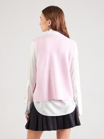 PIECES Strickweste in Pink