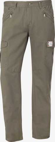 Jan Vanderstorm Loose fit Cargo Pants 'Neto' in Green: front