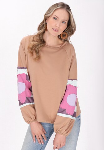 usha FESTIVAL - Sudadera en marrón: frente