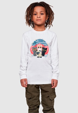 T-Shirt 'The Marvels - Flerkittens Chibbi' ABSOLUTE CULT en blanc : devant