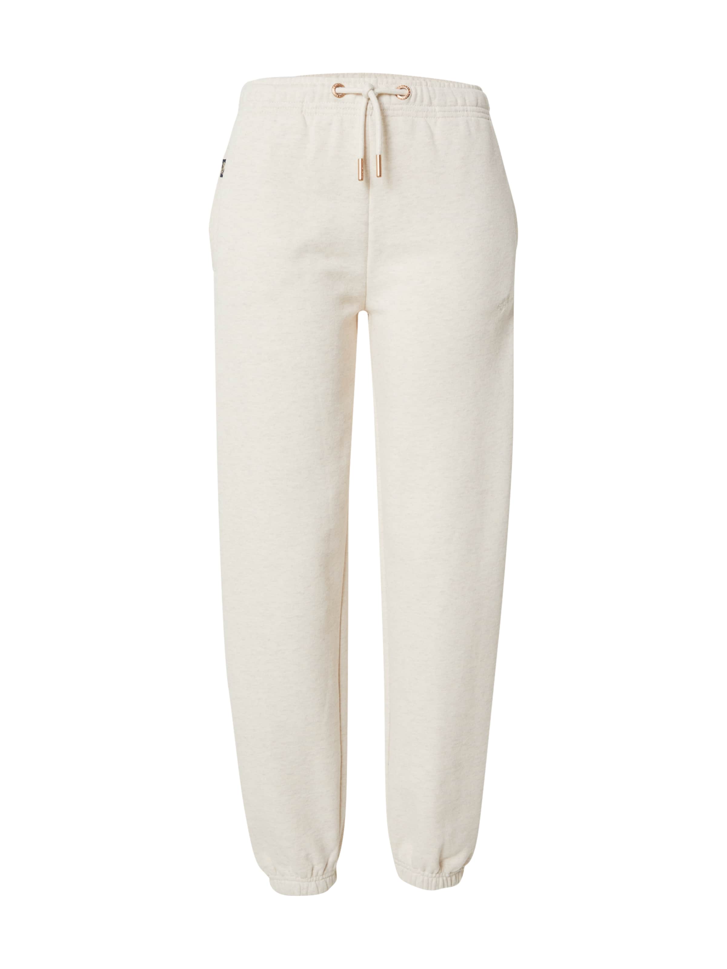 Tapered Pantaloni 'Essential' di Superdry in beige: frontale