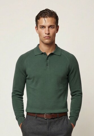 Pulover de la Felix Hardy pe verde: față