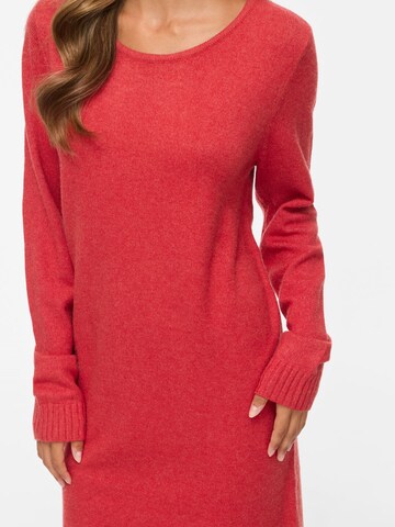 Robes en maille 'VIRil' VILA en rouge