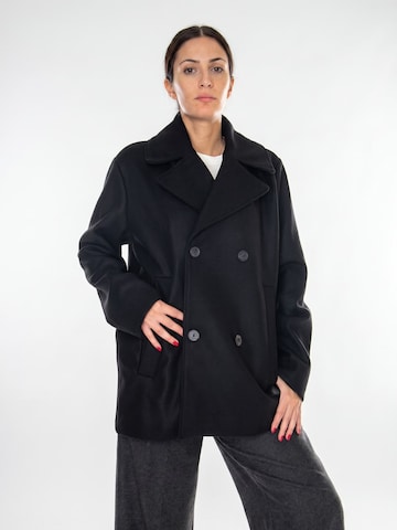 Veste mi-saison 'Rebin Black Jacket' elvine en noir : devant