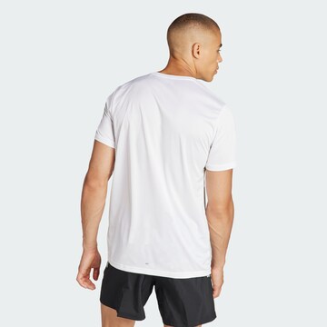 T-Shirt fonctionnel 'Run It' ADIDAS PERFORMANCE en blanc