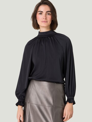 Camicia da donna di zero in nero: frontale