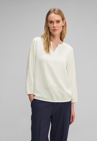 STREET ONE Blouse in Wit: voorkant