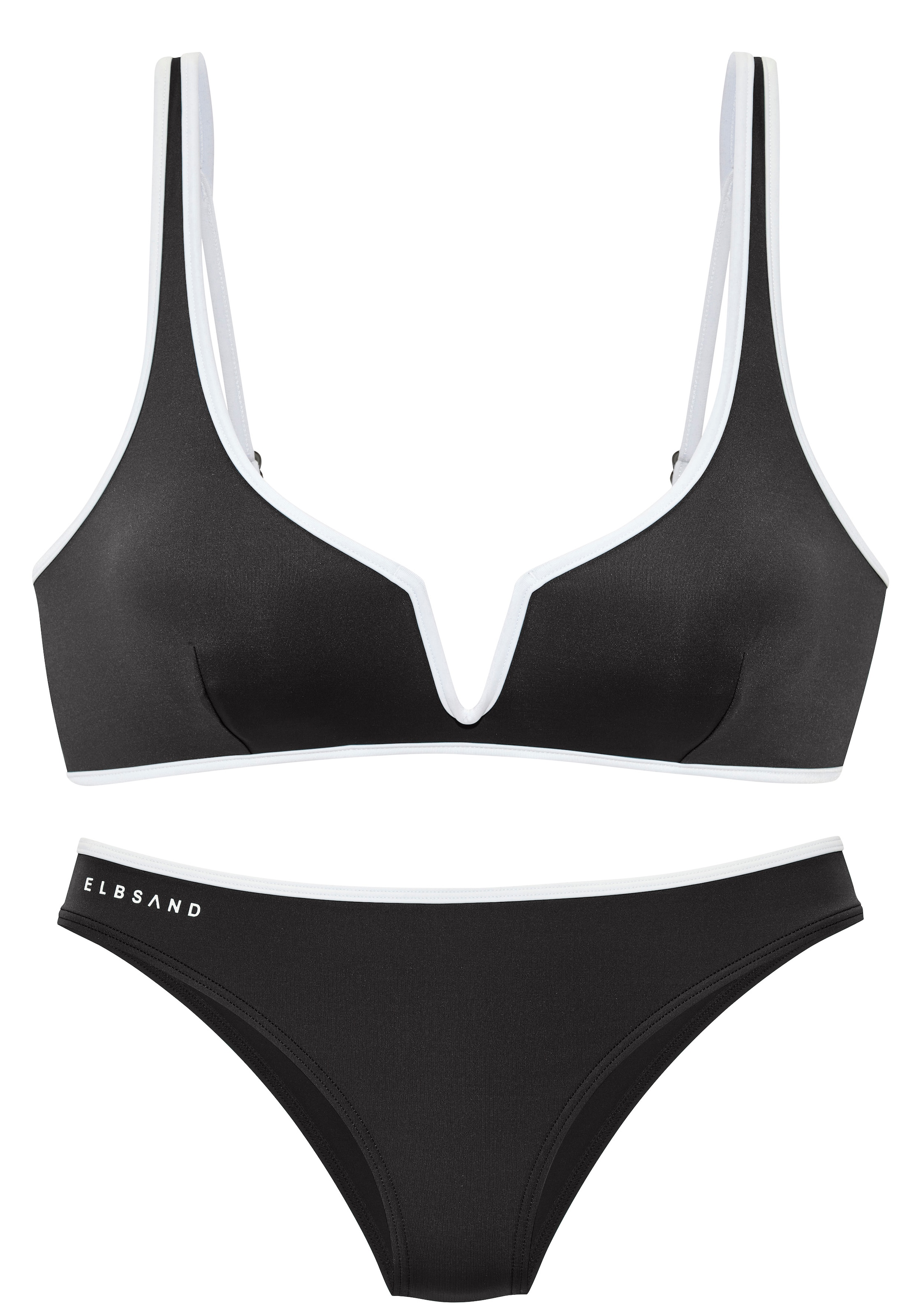 Elbsand Bikini in Black: front