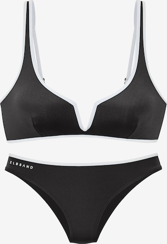 Elbsand Bikini in Black: front