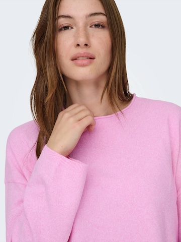 ONLY Свитер 'ONLLOYAL AMALIO' в Ярко-розовый