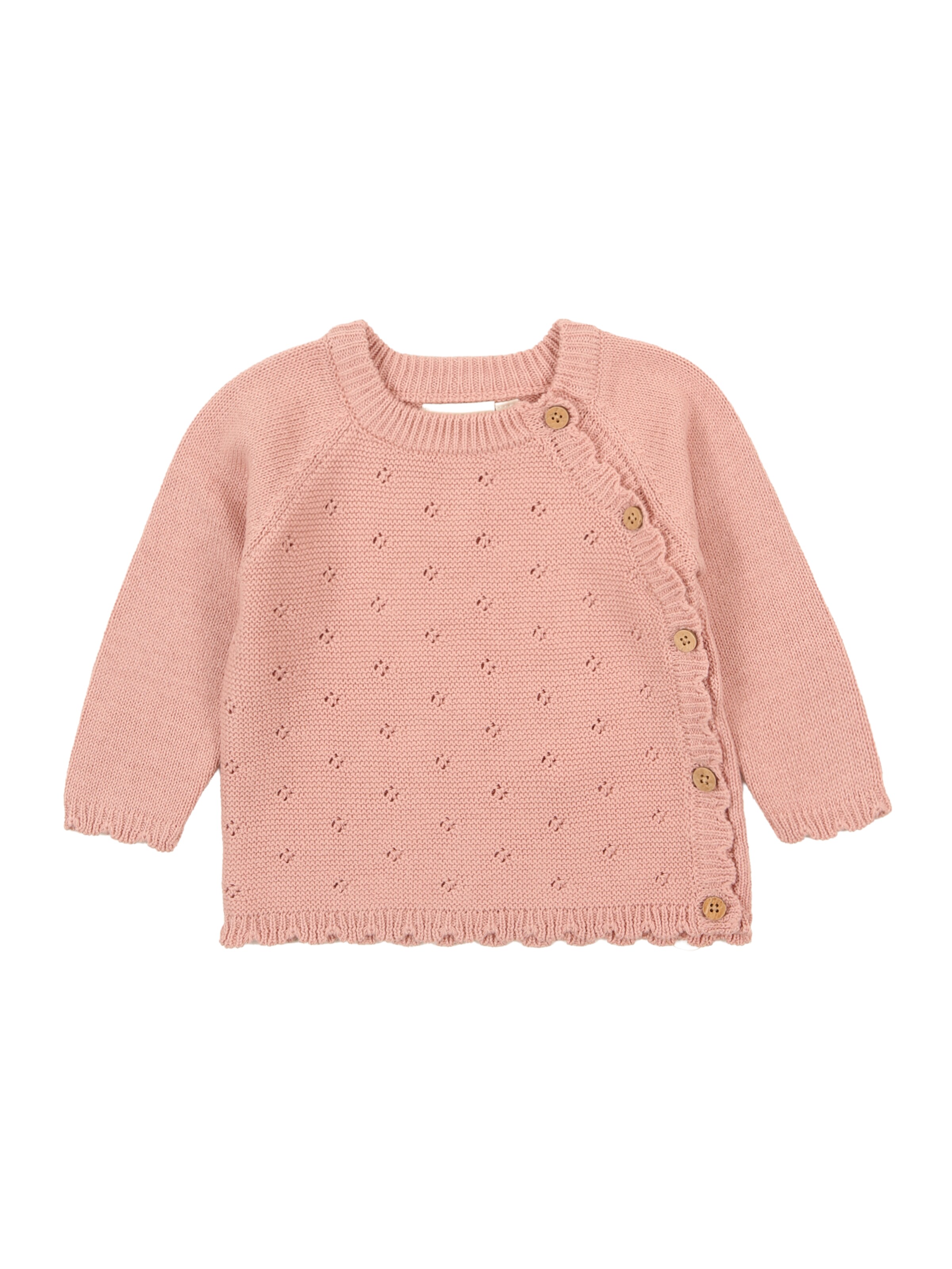 NAME IT - Casaco de malha 'NBFLAGUNA' em rosa: frente