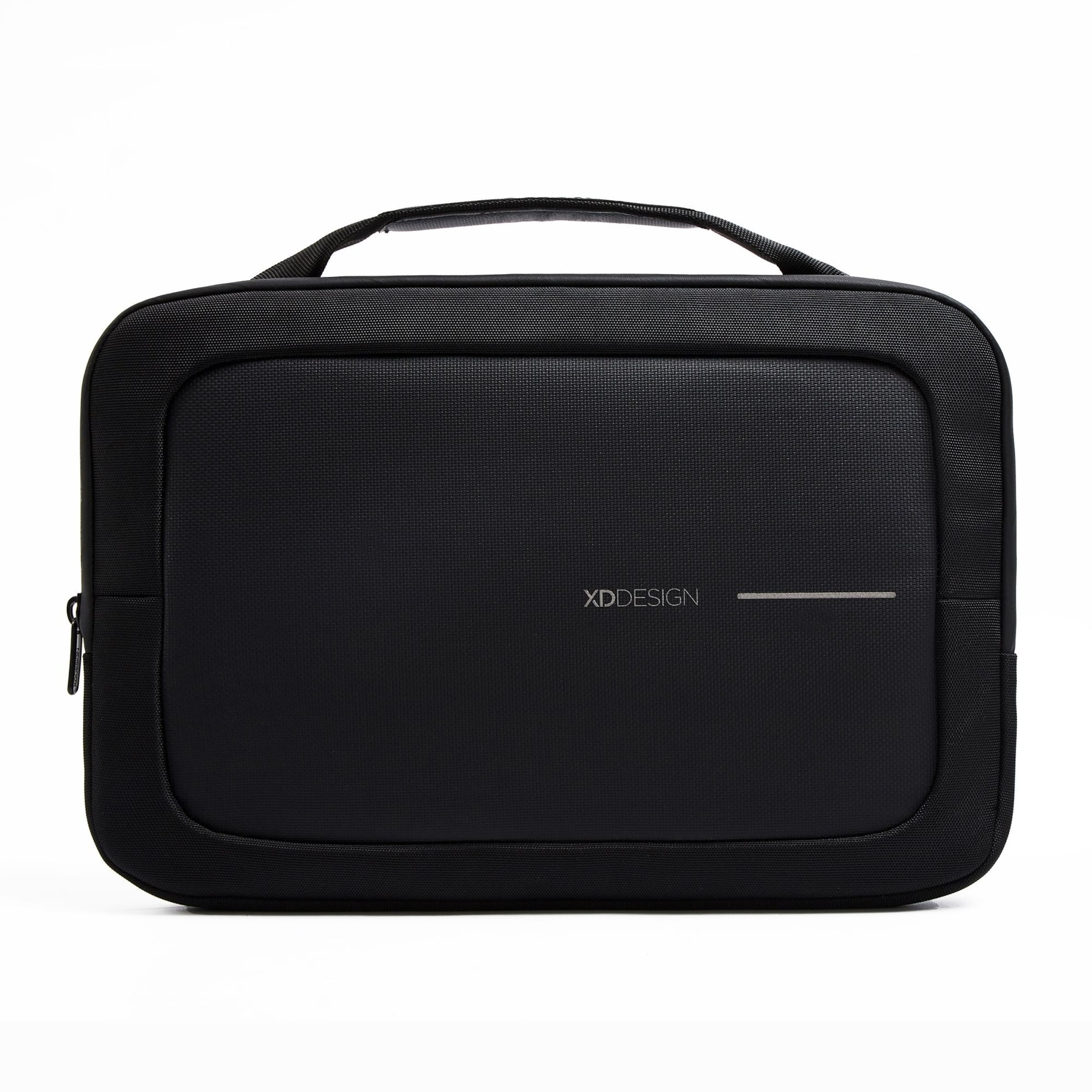 Sac d’ordinateur portable XD Design en noir : devant