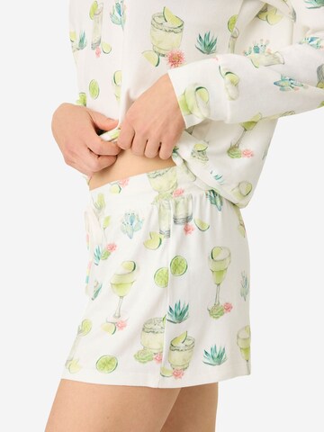 Shorty 'Limes & Sunshine' PJ Salvage en blanc