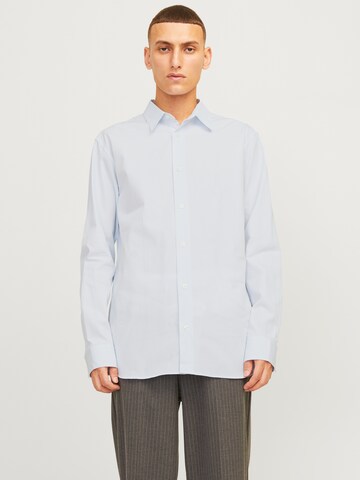 JACK & JONES Comfort Fit Skjorte 'JPRBlabushwick Stanley' i blå: forside