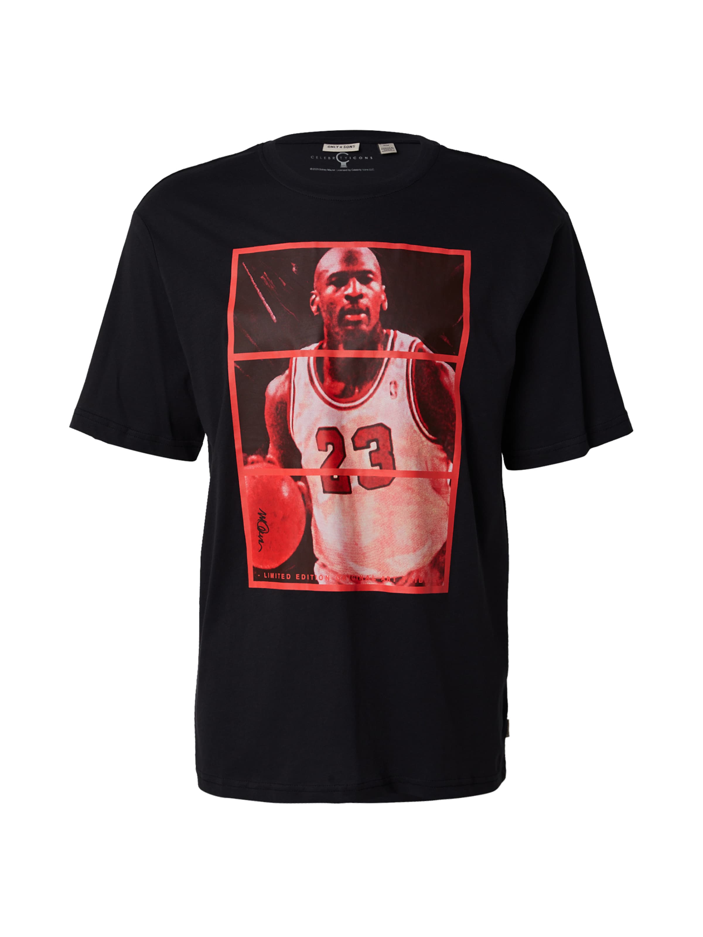Only & Sons Tričko 'ONSMICHAEL JORDAN' – černá: přední strana