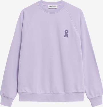 Sweat-shirt 'Giovanna' ARMEDANGELS en violet : devant