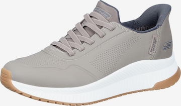 SKECHERS Slipper in Beige: Vorderseite