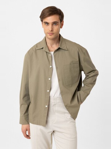 Coupe regular Chemise 'Jimin' Antioch en vert