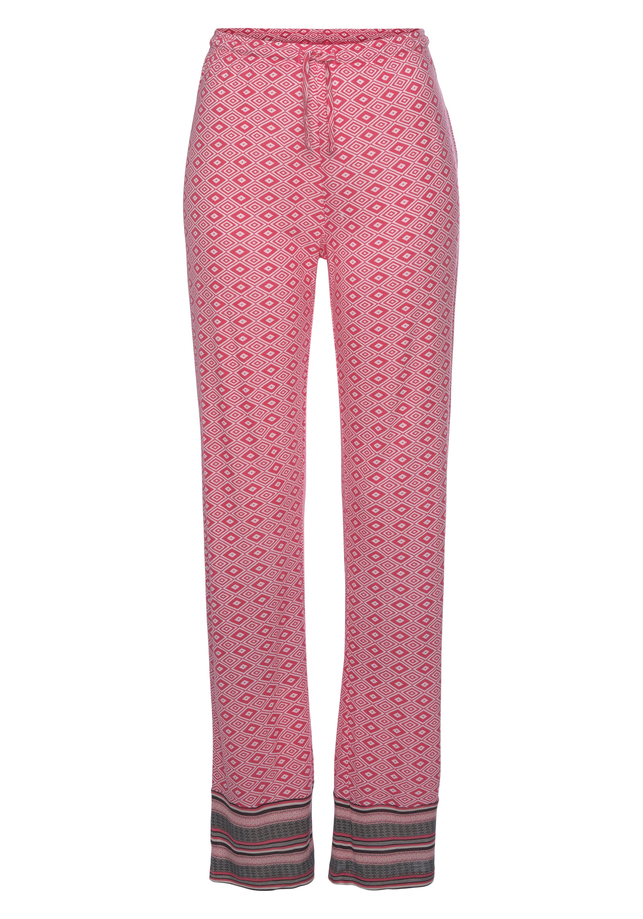 VIVANCE Παντελόνι πιτζάμας ' Dreams ' σε κόκκινο: μπροστά