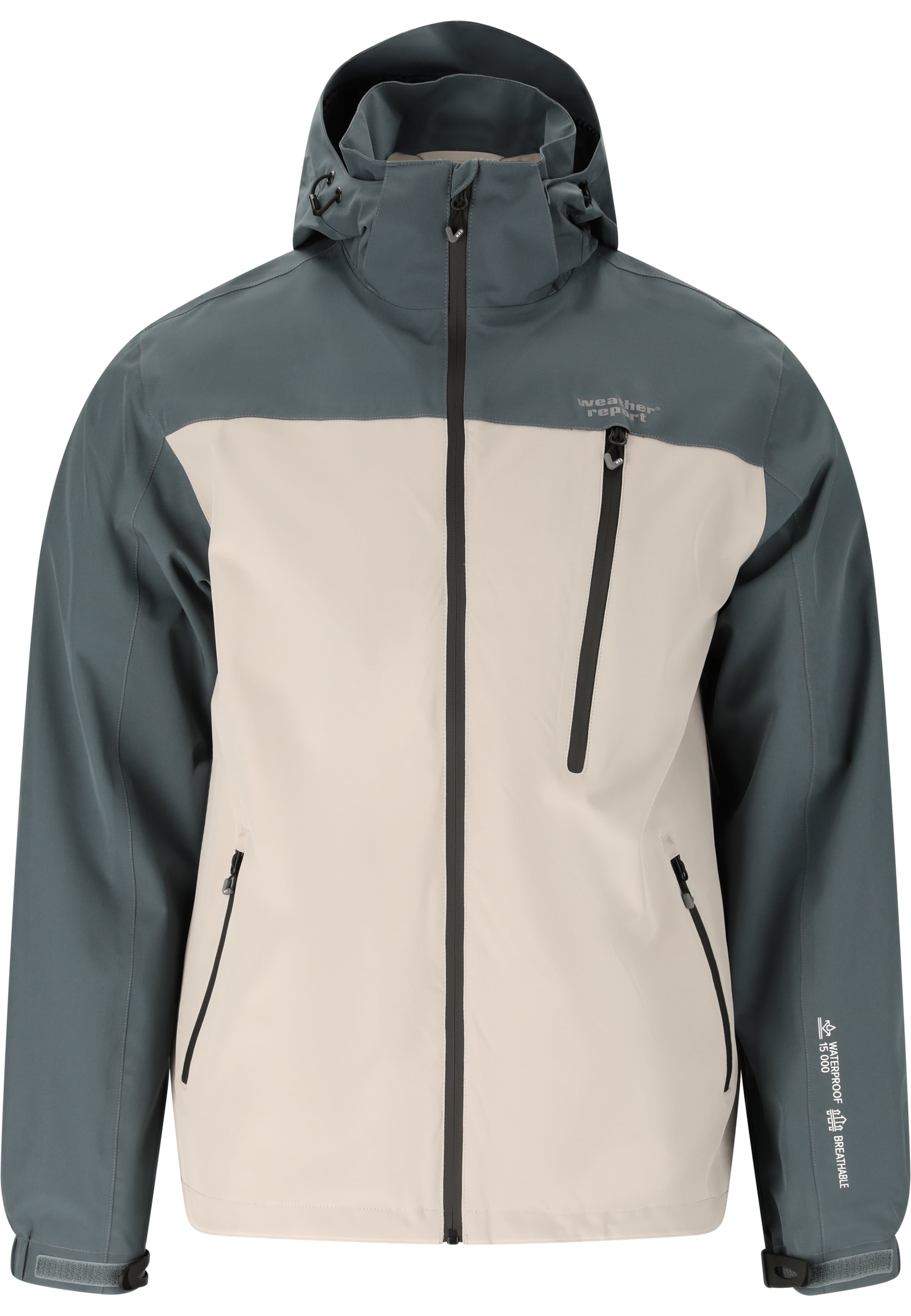 Weather Report Outdoor jacket 'DELTON' in Grey: front