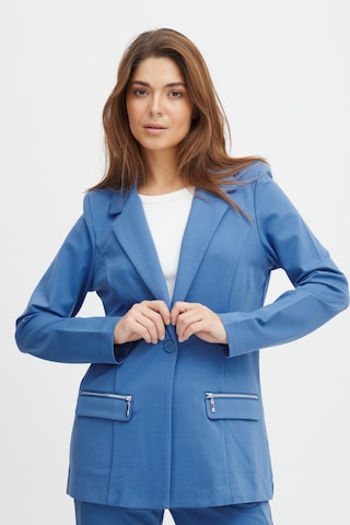 PULZ Jeans Blazers 'KIRA' in Blauw: voorkant