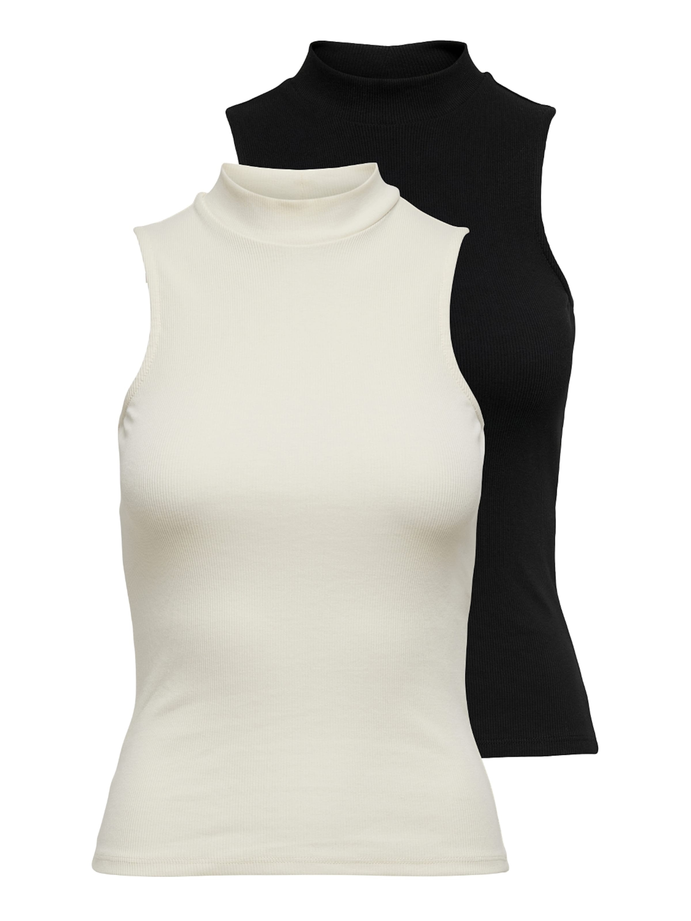 ONLY Top 'ONLNessa' | črna barva: sprednja stran