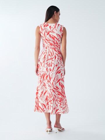 BWLDR Kleid 'Zenay' in Orange: Rückseite